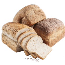 Bakkersbrood wit meerzaden, volkoren meerzaden of volkoren dubbel donker meerzaden
